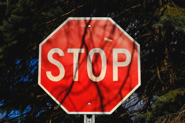 Stop sign