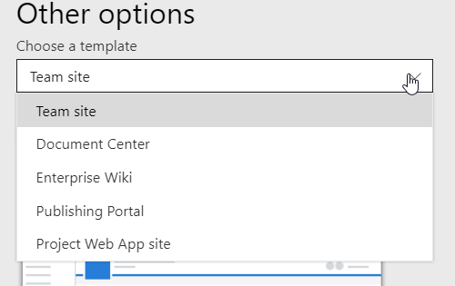 Classic SharePoint Online sites